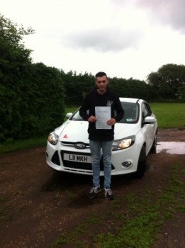 Congratulations to Luke from March who passed his test on the 13th June....