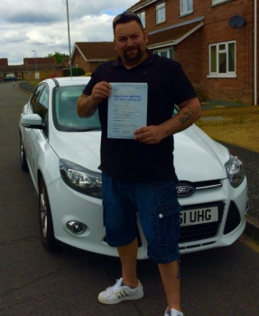 Congratulations to Adam from March who passed his test in Peterborough today. 3/6/15...