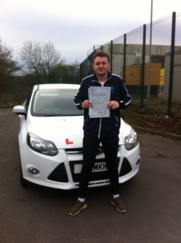 Congratulations to Alex from March who passed his test today....