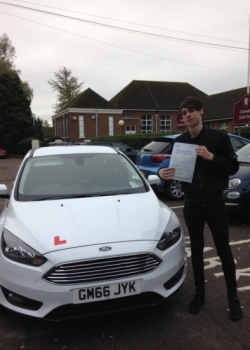 Congratulations to Dan on passing your test....