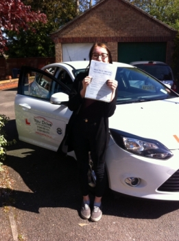 Fantastic result for Emma from March who passed her test on 11/5/15...