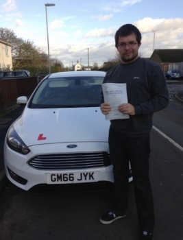 Congratulations to Jack on passing your test....