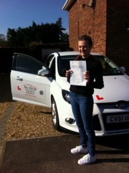 Well done to Gina from March on a great result. Passed 10th March....