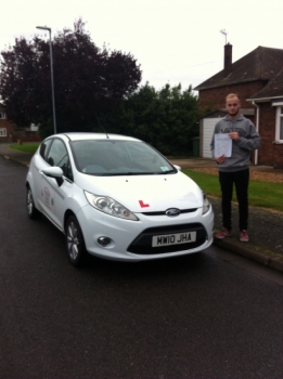 Well done to Harry from March who passed his test on 20th October...