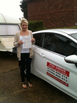 Congrats to Ellis from March who passed her driving test today.Remember Ellis i expect a big smile and a wave:)...