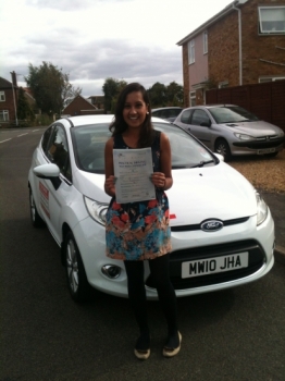 Congratulations to Rita from March who passed her test on 17th September. Good luck in the future Rita...