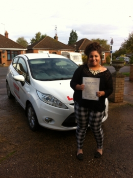 Congratulations to Mia from March who passed her driving test on 28th October...