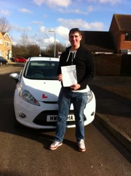 Congratulations to Ashley from Manea who passed his test on 3rd February....
