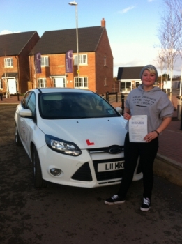 Congratulations to Keira from March who passed her test. 8/12/15...