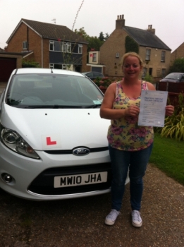 Congratulations to Louise from March who passed her test on 3rd September.

...