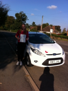 Congratulations to Martha from Wimblington who passed her test on 2nd October...