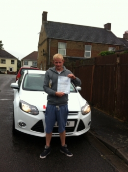 Great result for Micheal from March who passed his test on 20th June....