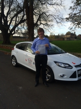 Great result for Mitch from March who passed his test. 16/11/15...