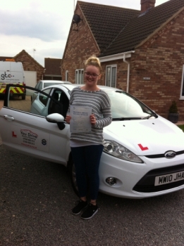 Congratulations to Sophie from Chatteris who passed her test on 23rd September....